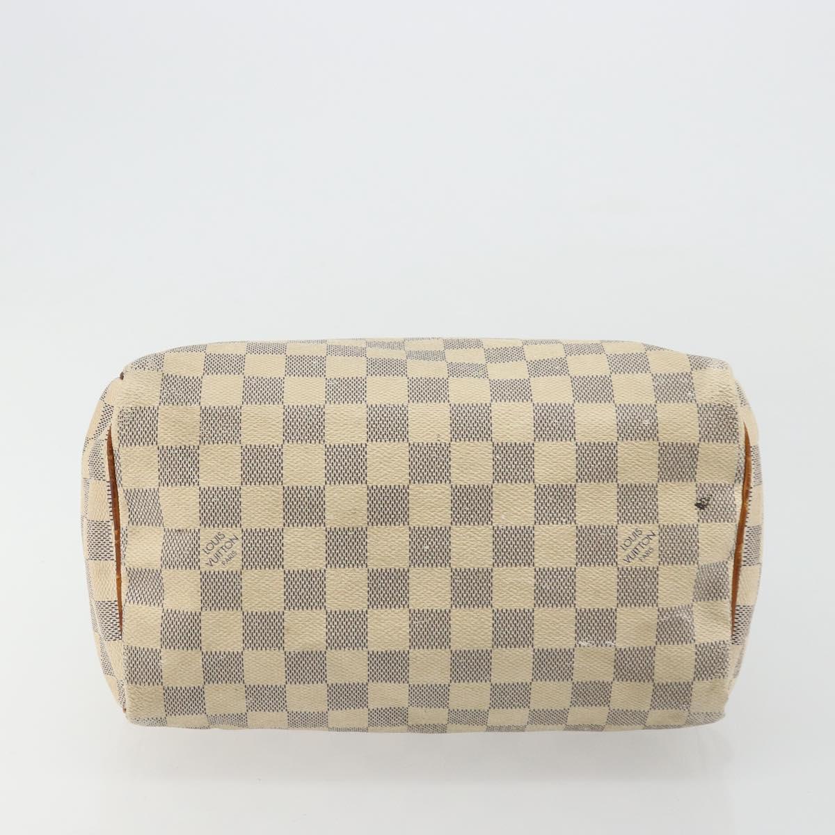 LOUIS VUITTON Damier Azur Speedy 25 Hand Bag N41534 LV Auth bs34499