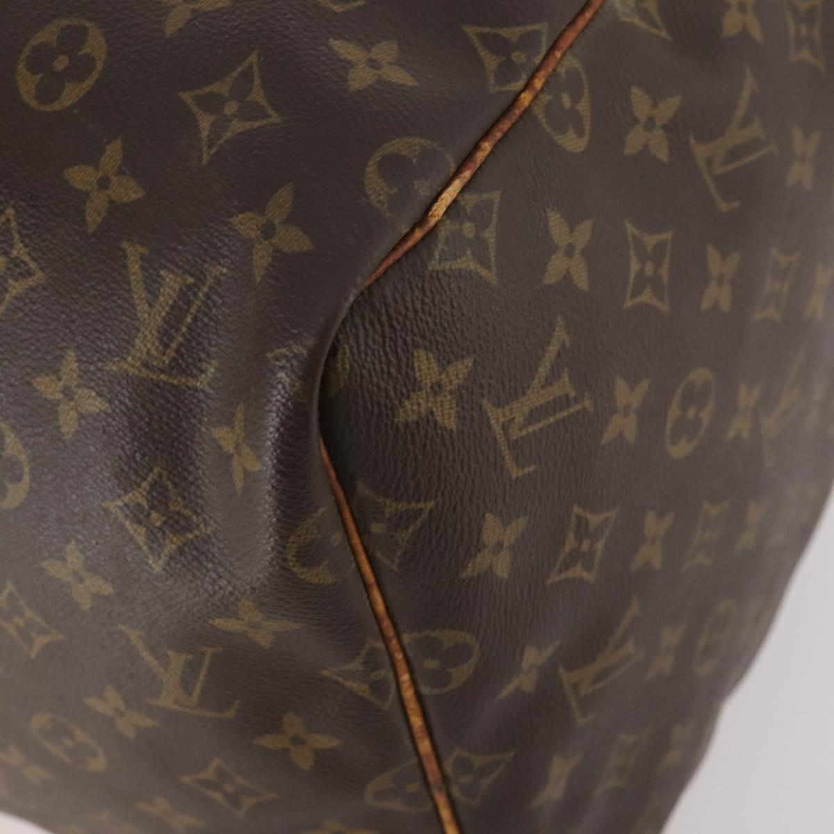 LOUIS VUITTON Monogram Keepall 55 Boston Bag M41424 LV Auth bs34503