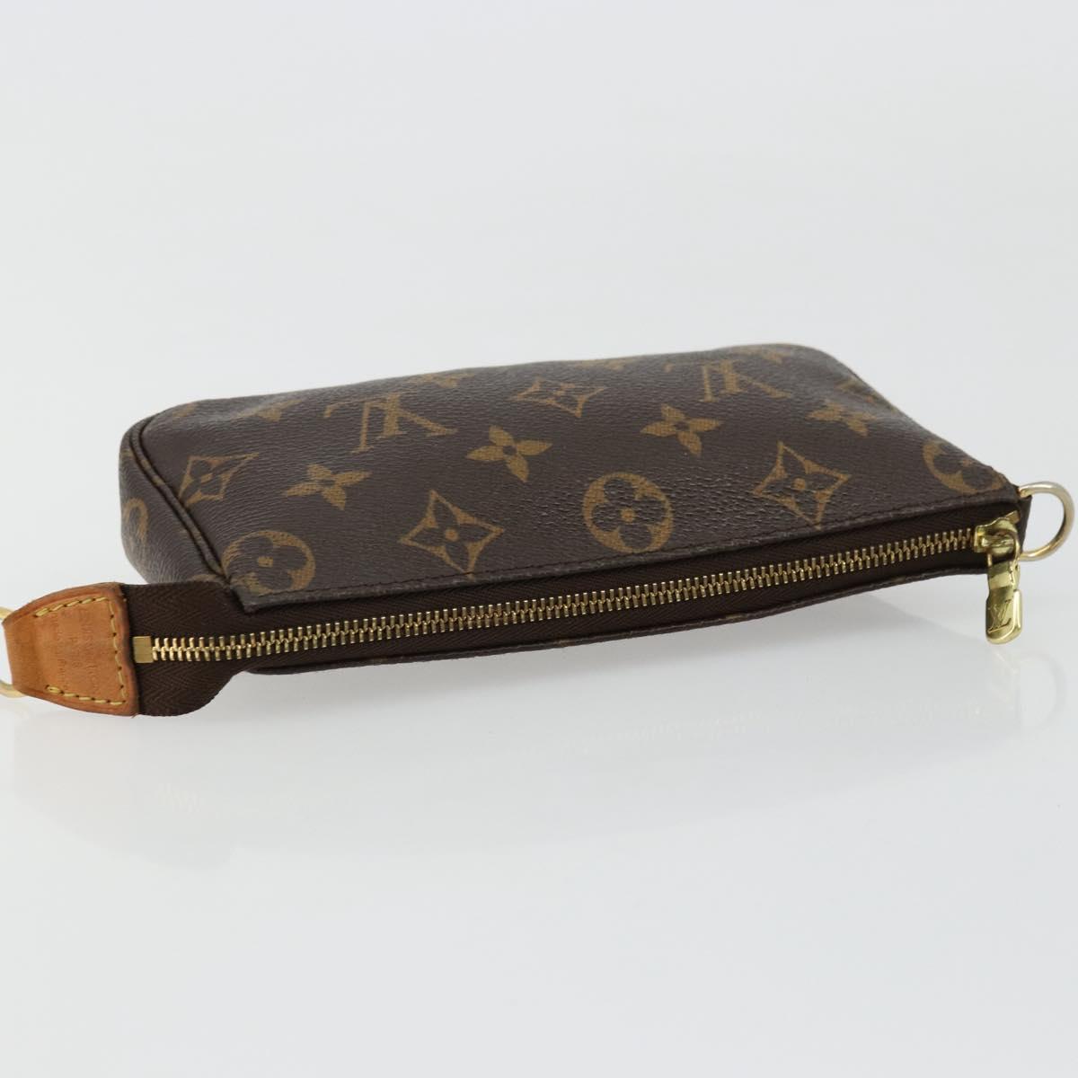 LOUIS VUITTON Monogram Mini Pochette Accessoires Pouch M58009 LV Auth bs34518