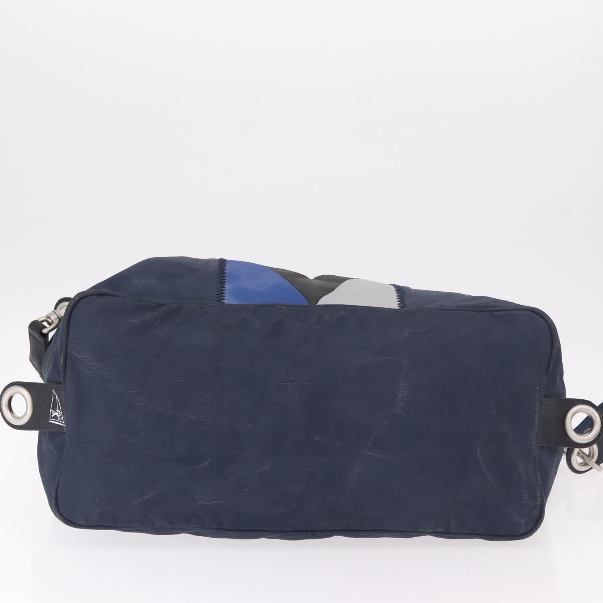 LOUIS VUITTON LV Cup Jenker Boston Bag 2way Navy M80703 LV Auth bs34519