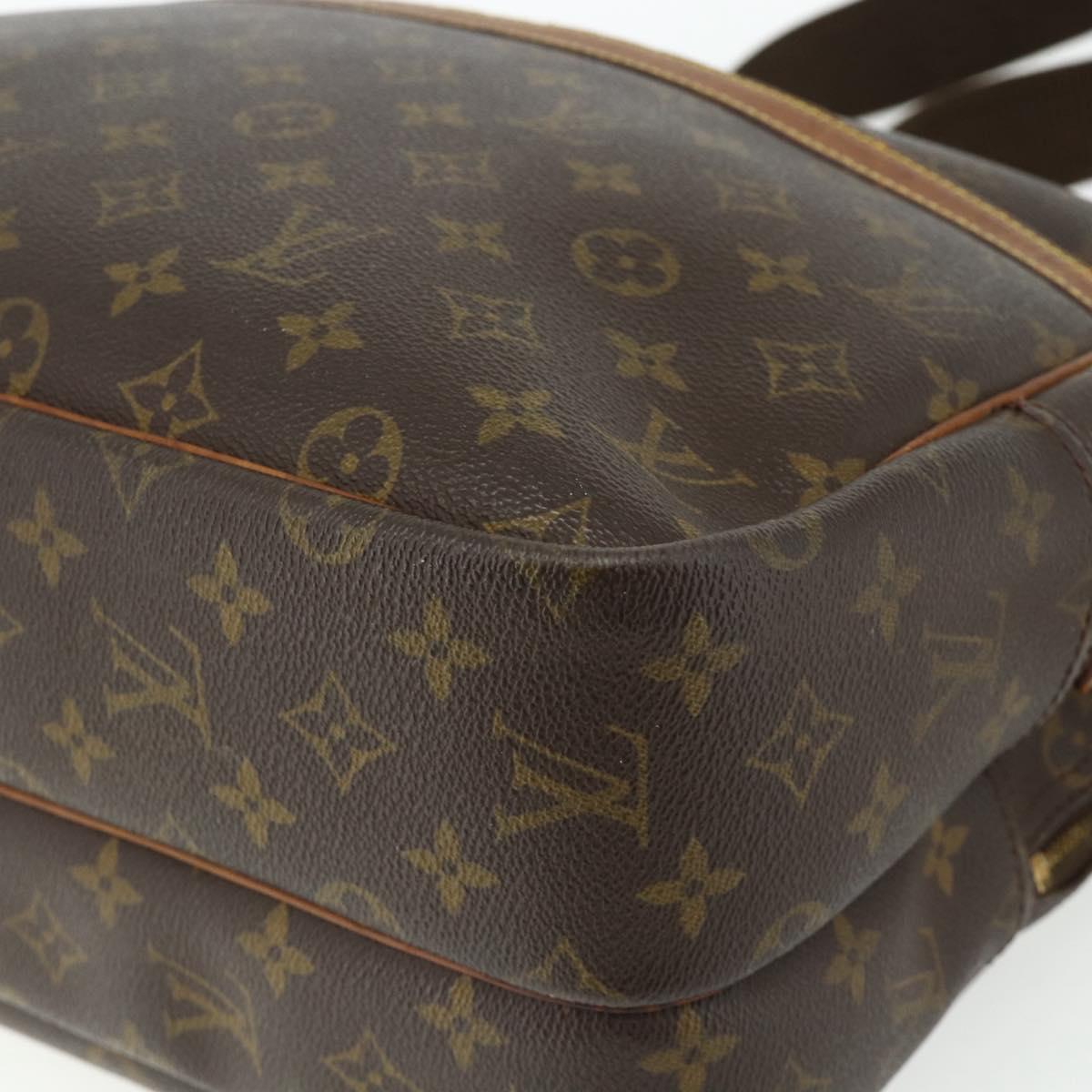 LOUIS VUITTON Monogram Reporter GM Shoulder Bag M45252 LV Auth bs34520