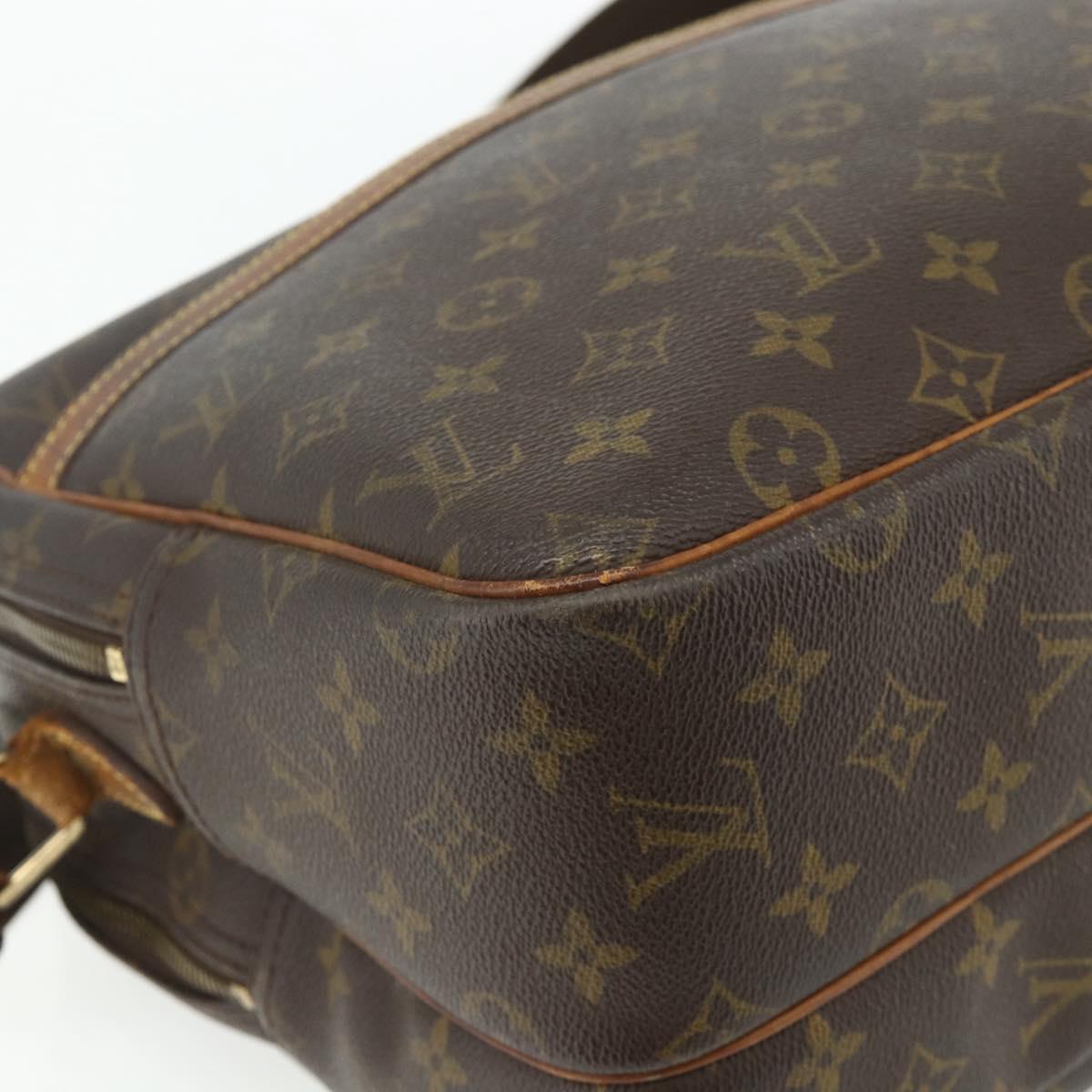 LOUIS VUITTON Monogram Reporter GM Shoulder Bag M45252 LV Auth bs34520