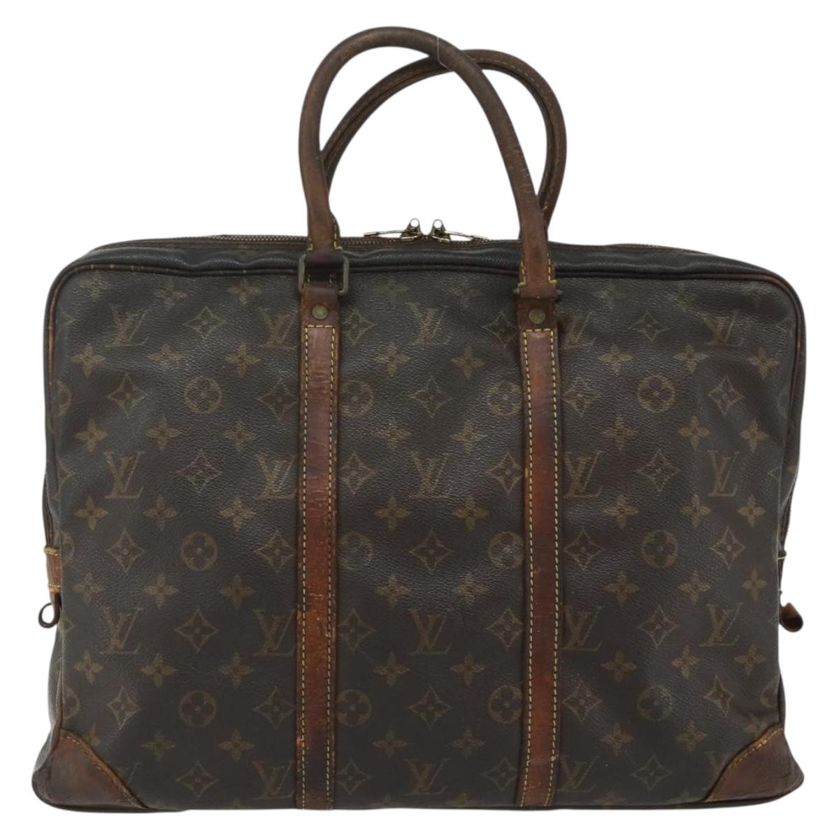 LOUIS VUITTON Monogram Porte Documents Voyage Business Bag M53361 Auth bs34521
