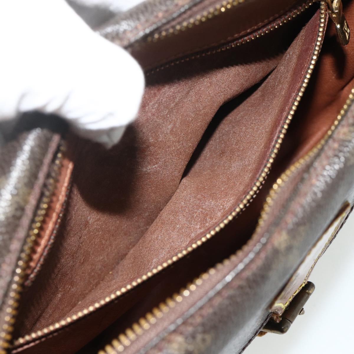 LOUIS VUITTON Monogram Jeune Fille MM Shoulder Bag M51226 LV Auth bs34525