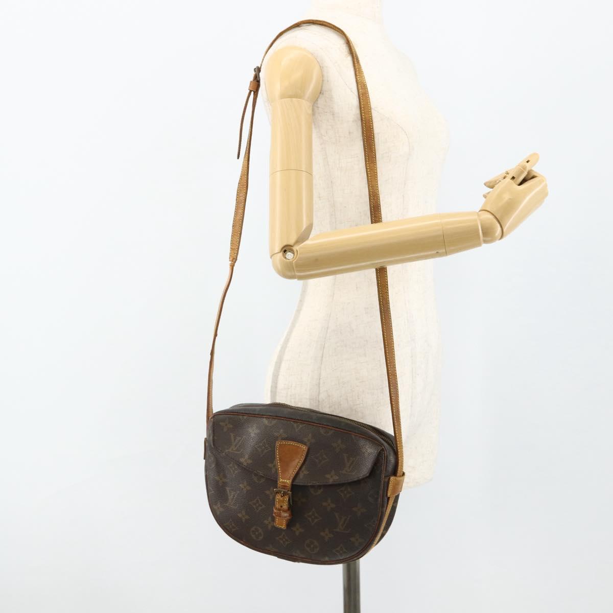LOUIS VUITTON Monogram Jeune Fille MM Shoulder Bag M51226 LV Auth bs34525