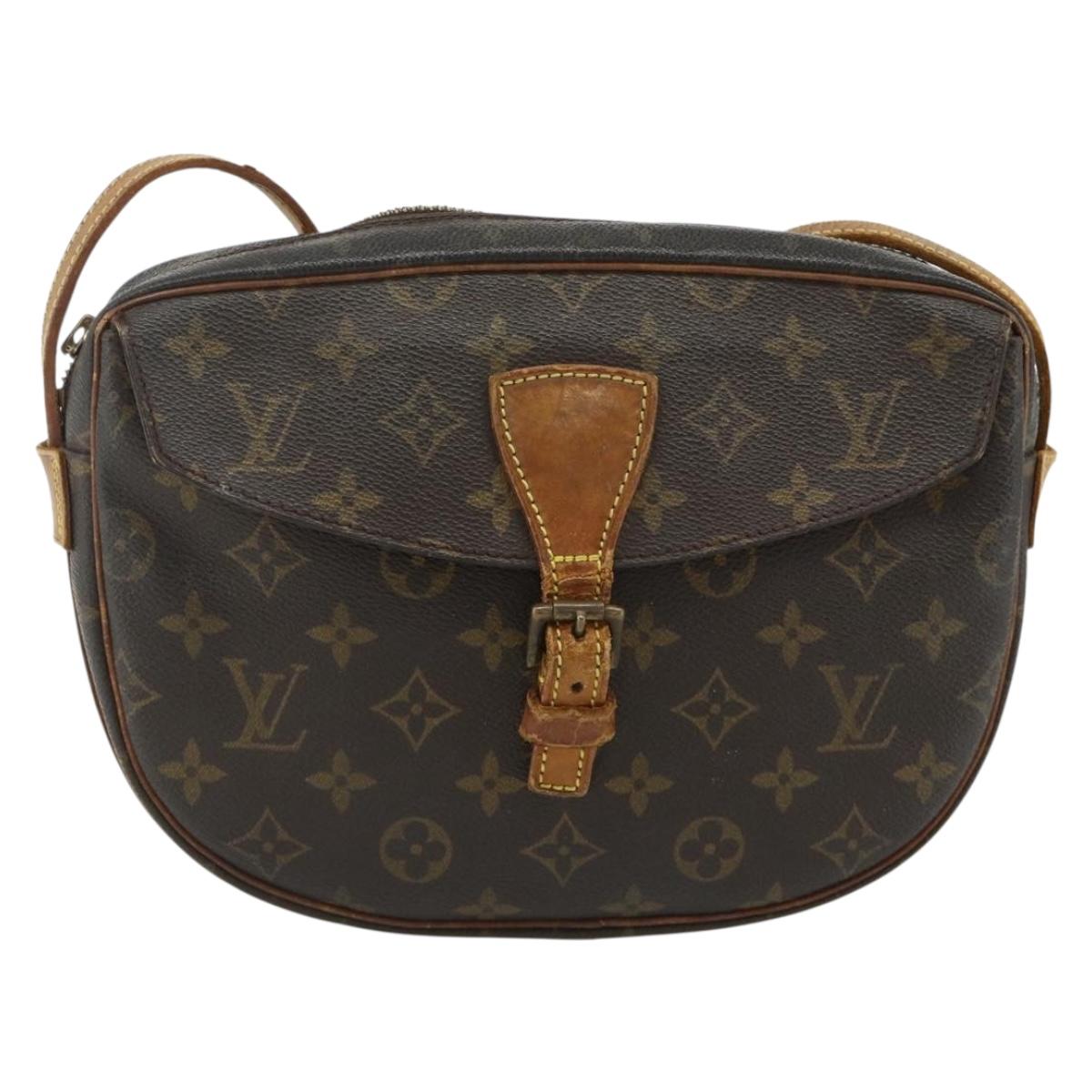 LOUIS VUITTON Monogram Jeune Fille MM Shoulder Bag M51226 LV Auth bs34525