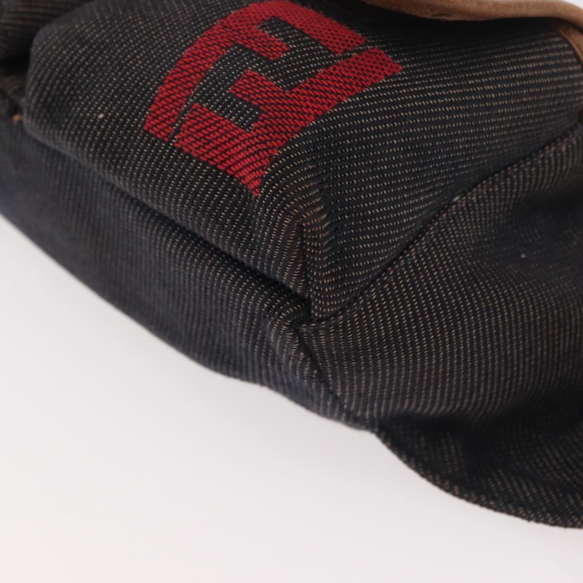 FENDI Waist bag Canvas Brown Auth bs34529