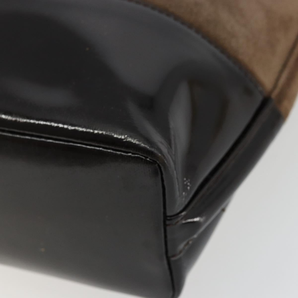 GUCCI Shoulder Bag Suede Brown 000 1013 0555 Auth bs34539
