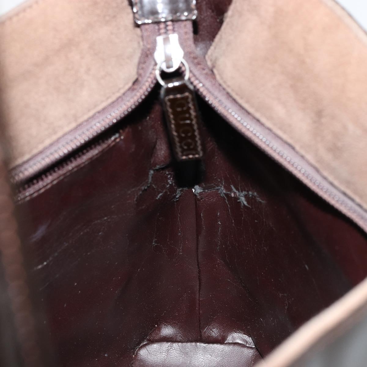 GUCCI Shoulder Bag Suede Brown 000 1013 0555 Auth bs34539