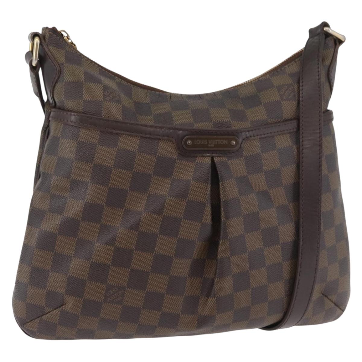 LOUIS VUITTON Damier Ebene Bloomsbury PM Shoulder Bag N42251 LV Auth bs34567