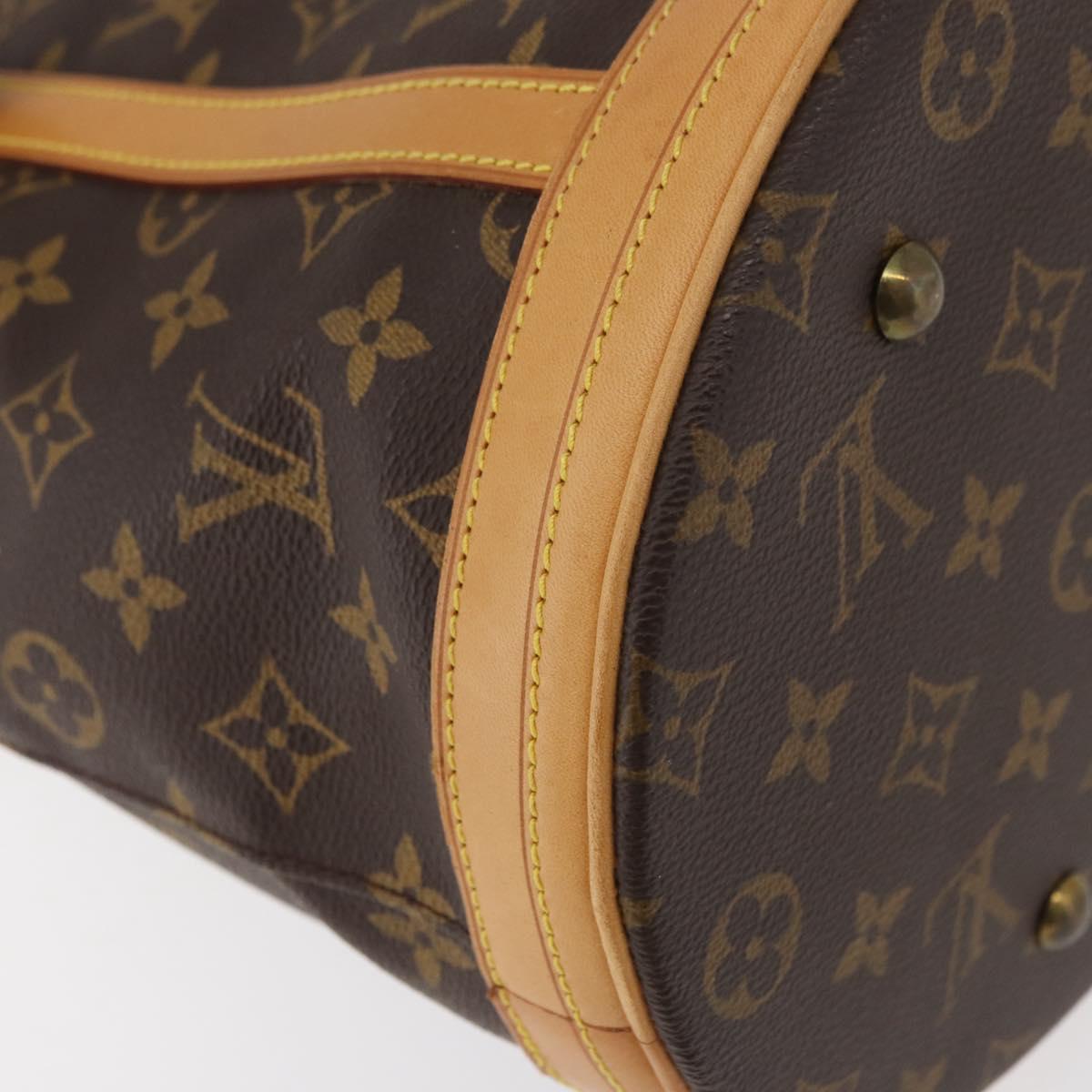 LOUIS VUITTON Monogram Bucket GM Shoulder Bag M42236 LV Auth bs34568