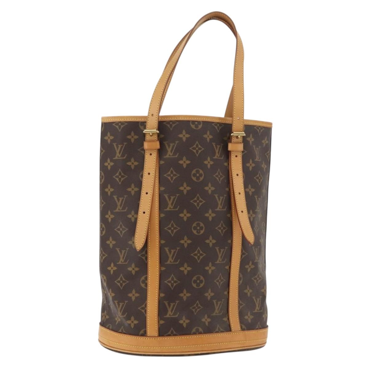 LOUIS VUITTON Monogram Bucket GM Shoulder Bag M42236 LV Auth bs34568
