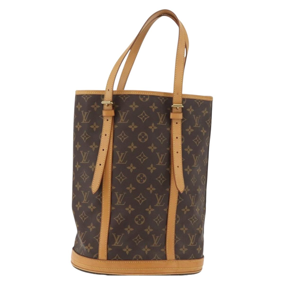LOUIS VUITTON Monogram Bucket GM Shoulder Bag M42236 LV Auth bs34568