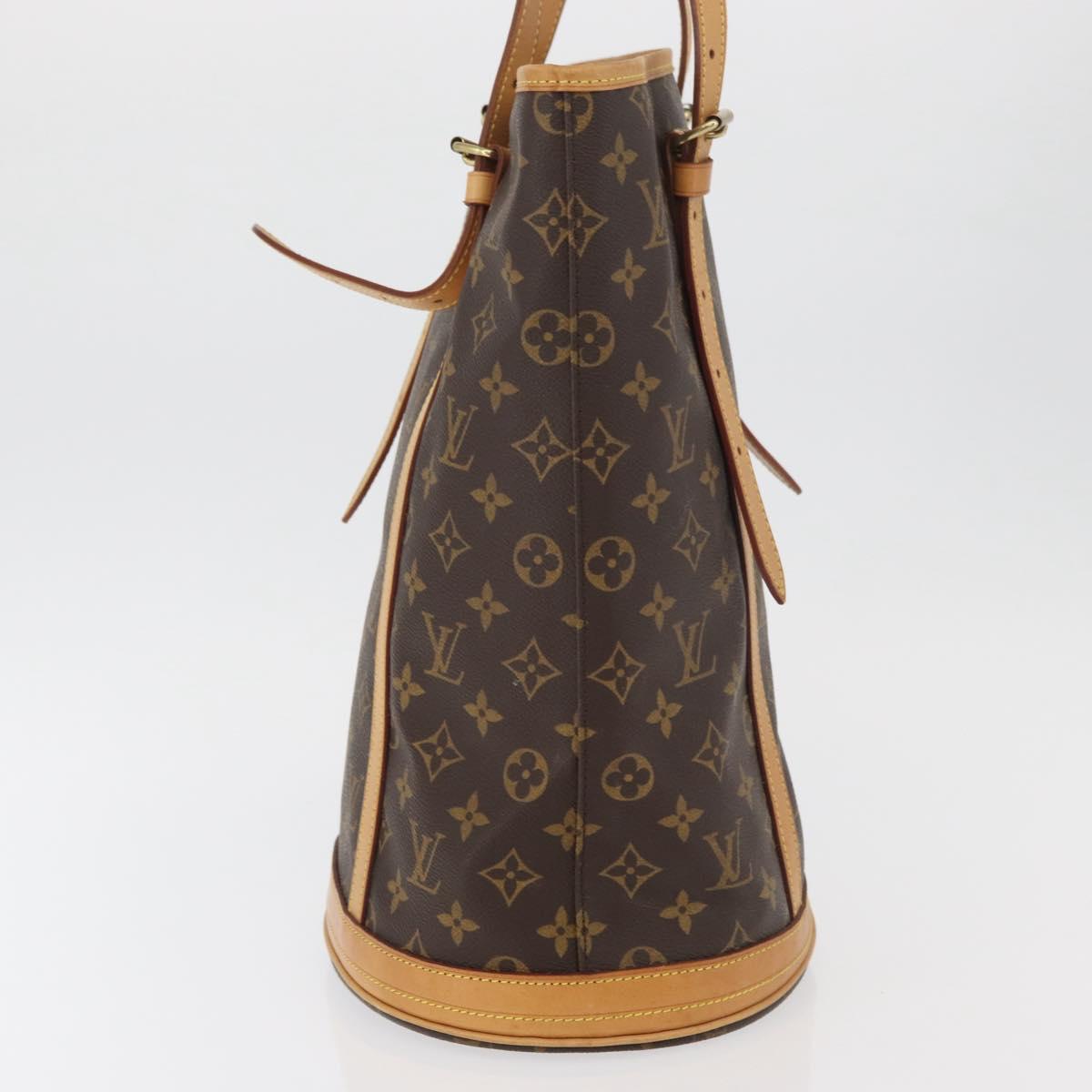 LOUIS VUITTON Monogram Bucket GM Shoulder Bag M42236 LV Auth bs34568