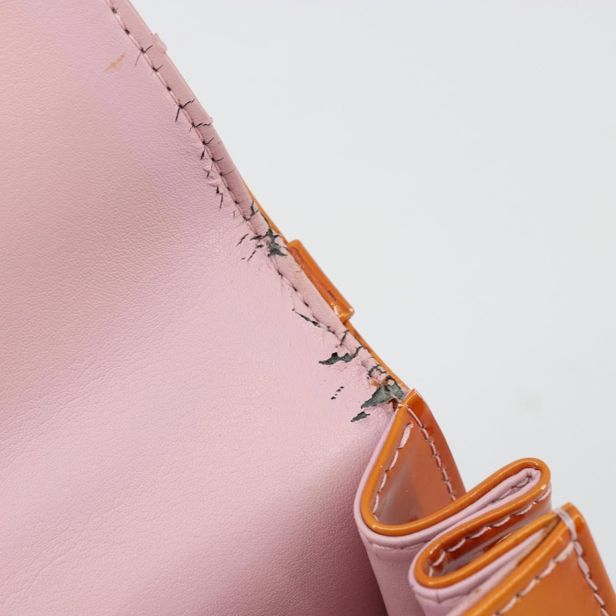 LOUIS VUITTON Vernis Spring Street Bag Marshmallow Pink M91033 LV Auth bs34576