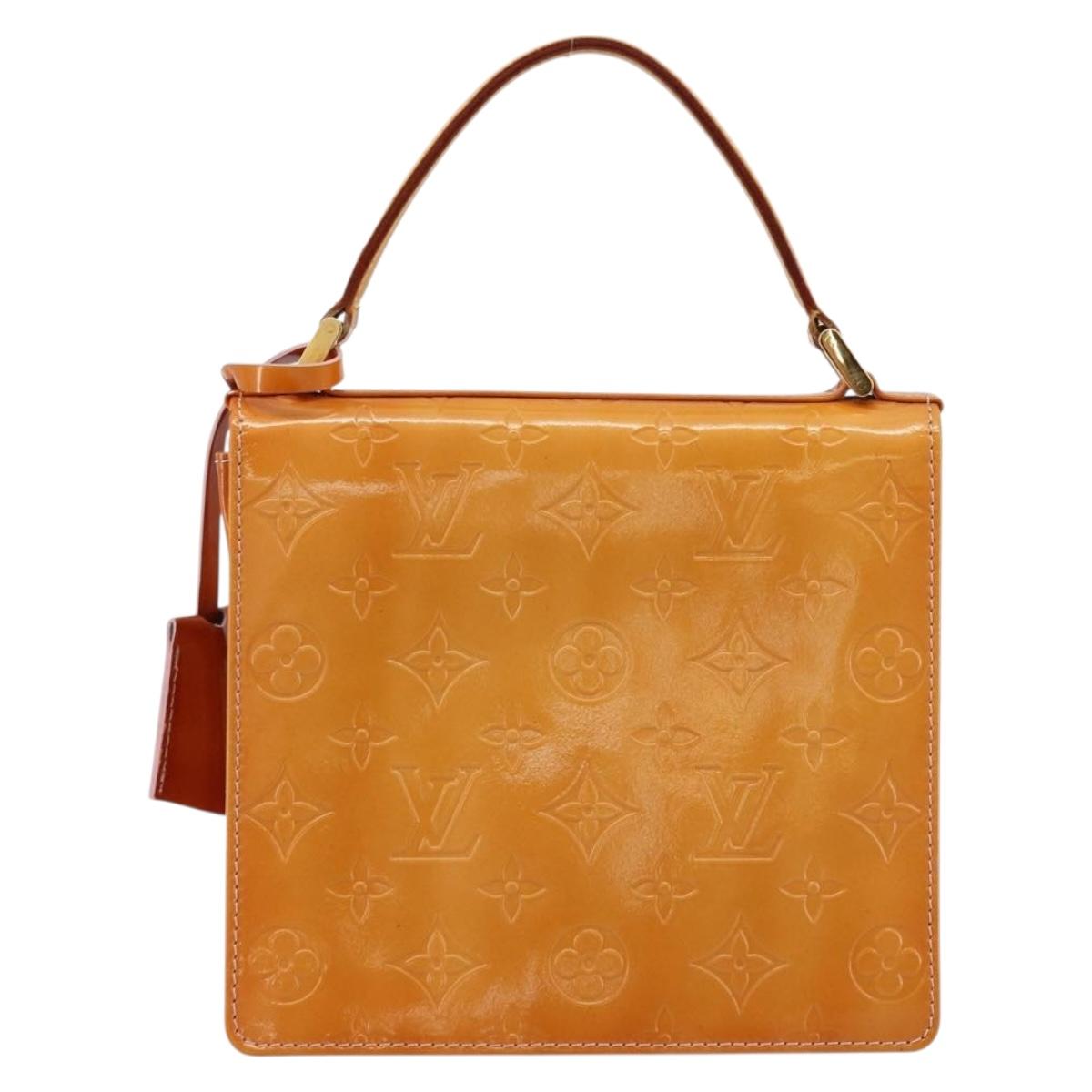 LOUIS VUITTON Vernis Spring Street Bag Marshmallow Pink M91033 LV Auth bs34576