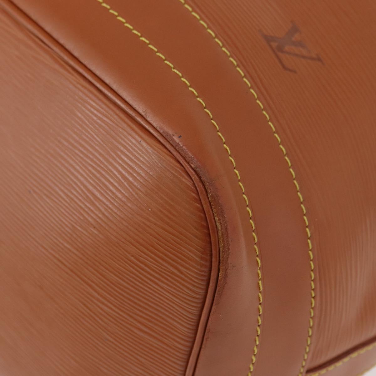LOUIS VUITTON Epi Noe Shoulder Bag Zipangu Gold M44008 LV Auth bs34580