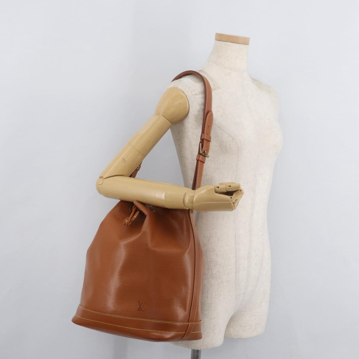 LOUIS VUITTON Epi Noe Shoulder Bag Zipangu Gold M44008 LV Auth bs34580