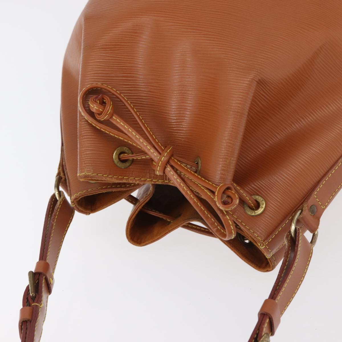 LOUIS VUITTON Epi Noe Shoulder Bag Zipangu Gold M44008 LV Auth bs34580