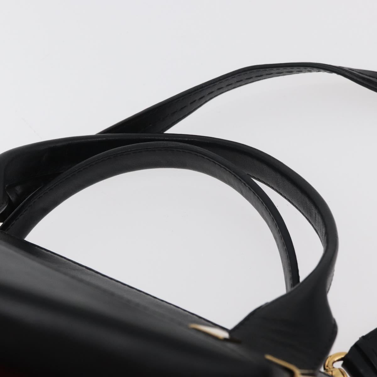 Chloe Hand Bag Leather 2way Brown Gold Auth bs34604A