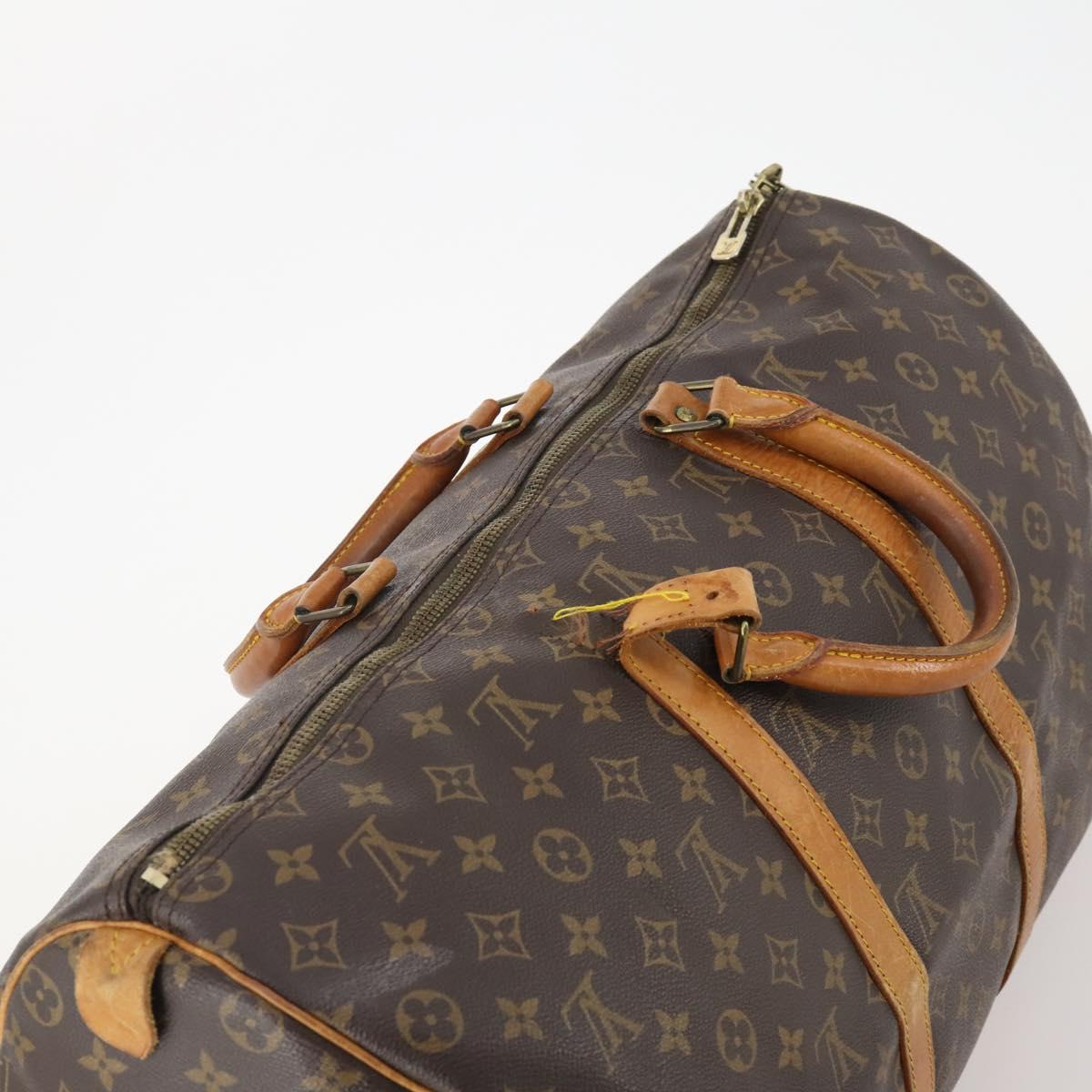 LOUIS VUITTON Monogram Keepall 50 Boston Bag M41426 LV Auth bs34609