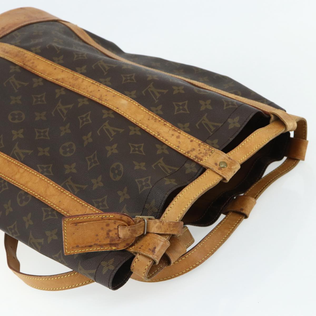 LOUIS VUITTON Monogram Randonnee GM Shoulder Bag M42244 LV Auth bs34610