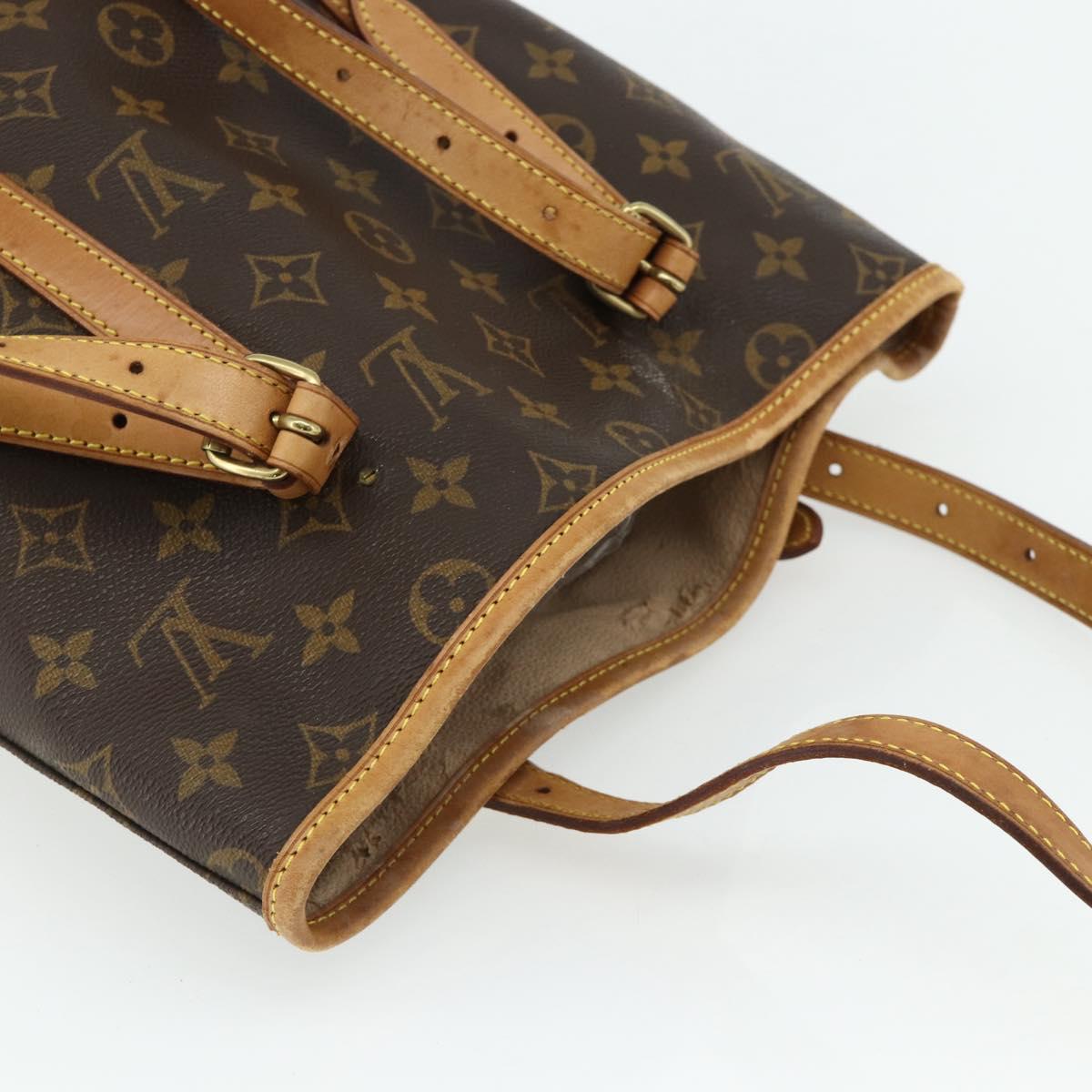 LOUIS VUITTON Monogram Bucket GM Shoulder Bag M42236 LV Auth bs34611