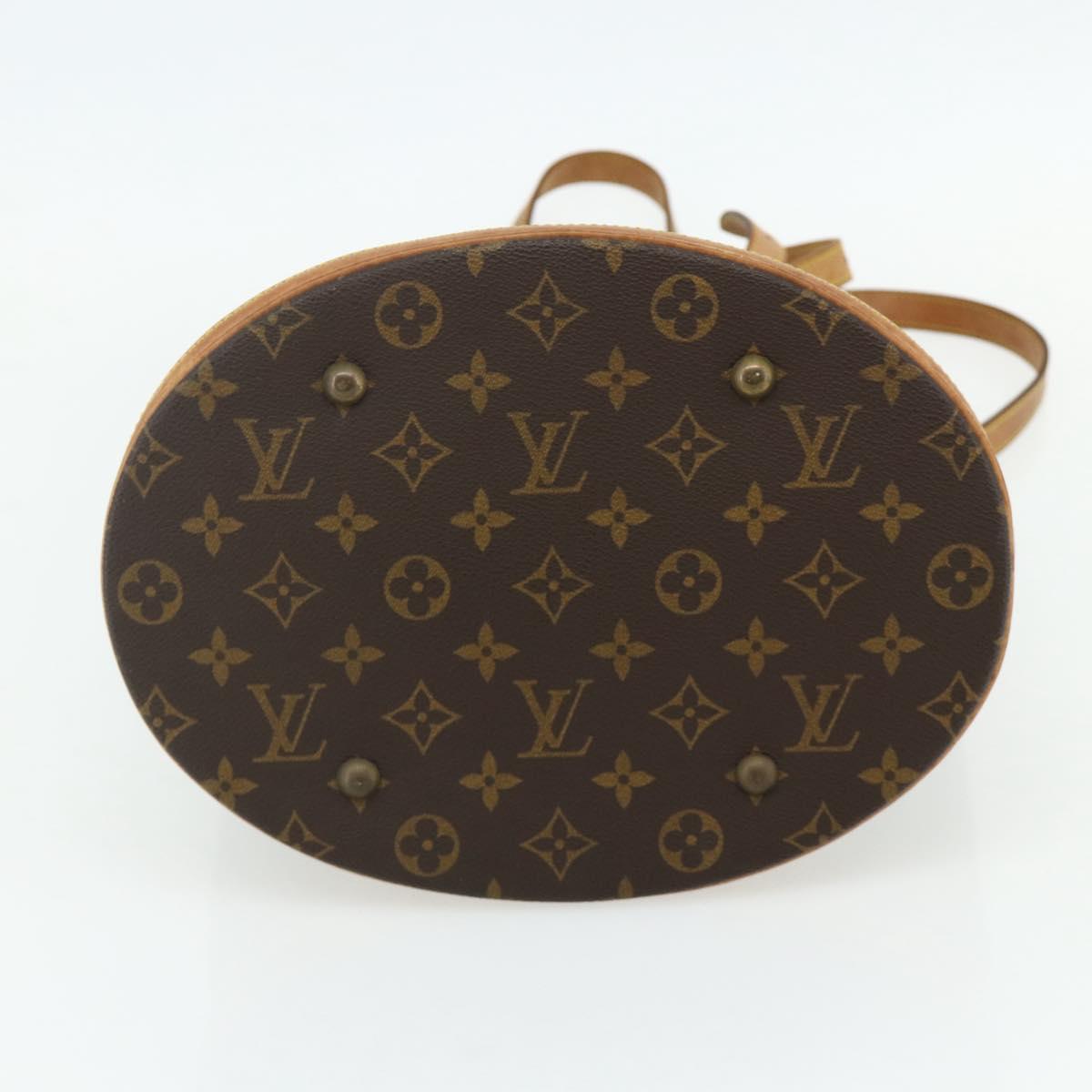 LOUIS VUITTON Monogram Bucket GM Shoulder Bag M42236 LV Auth bs34611