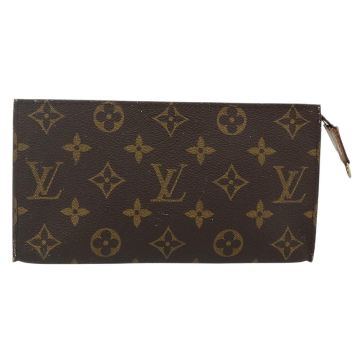 LOUIS VUITTON Monogram Bucket GM Accessory Pouch LV Auth bs34612