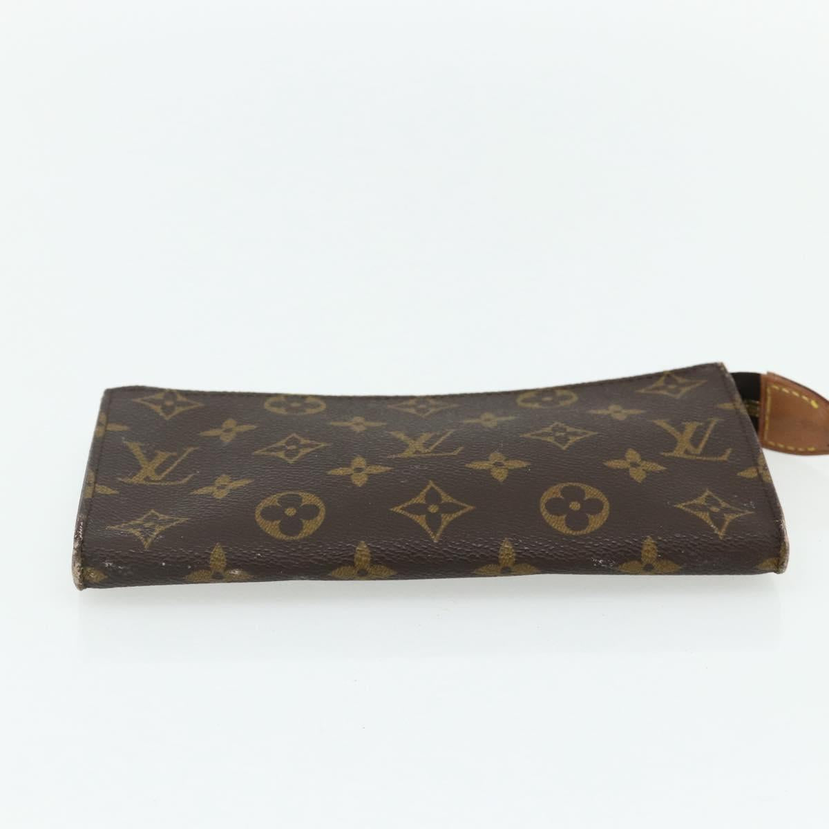 LOUIS VUITTON Monogram Bucket GM Accessory Pouch LV Auth bs34612