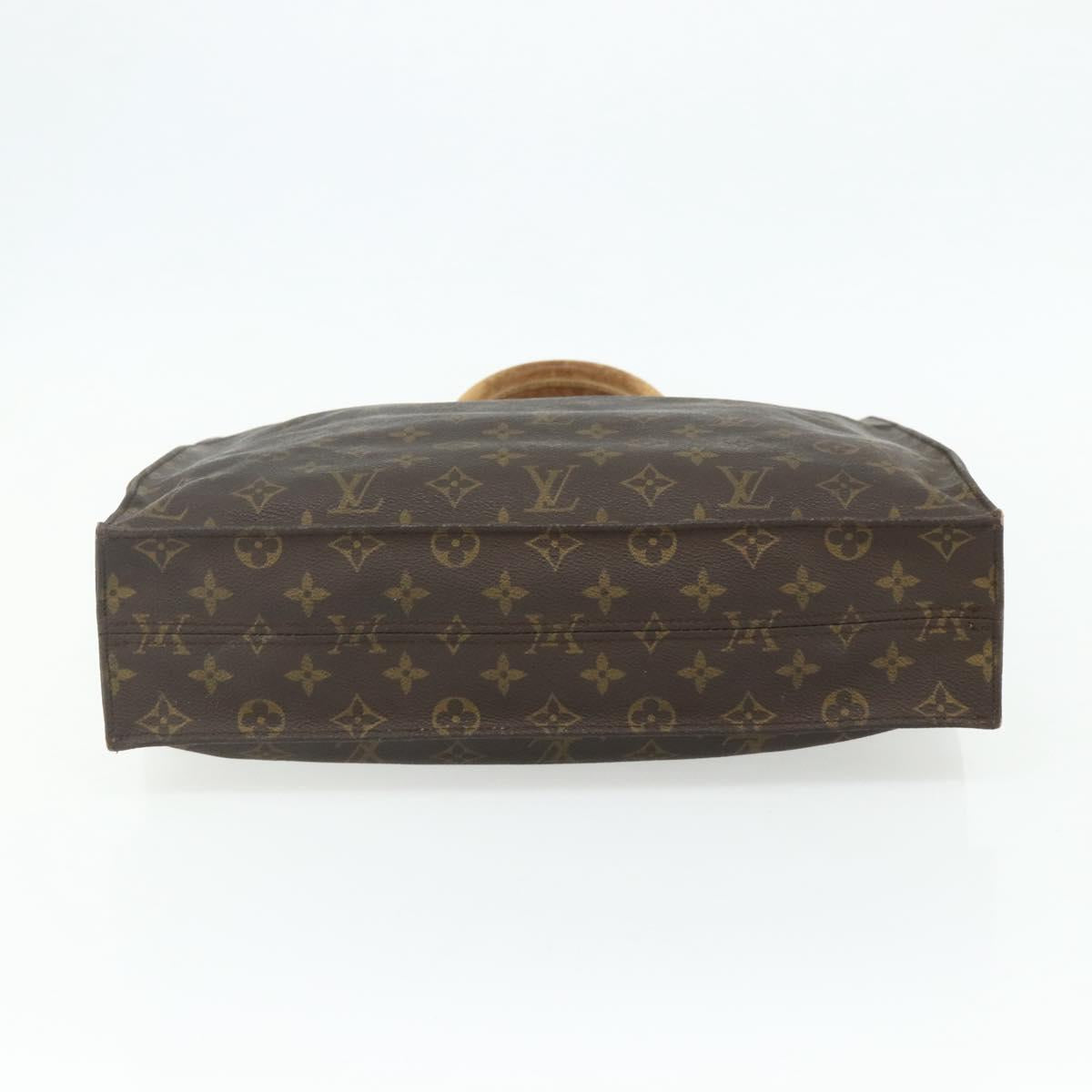 LOUIS VUITTON Monogram Sac Plat Hand Bag M51140 LV Auth bs34613