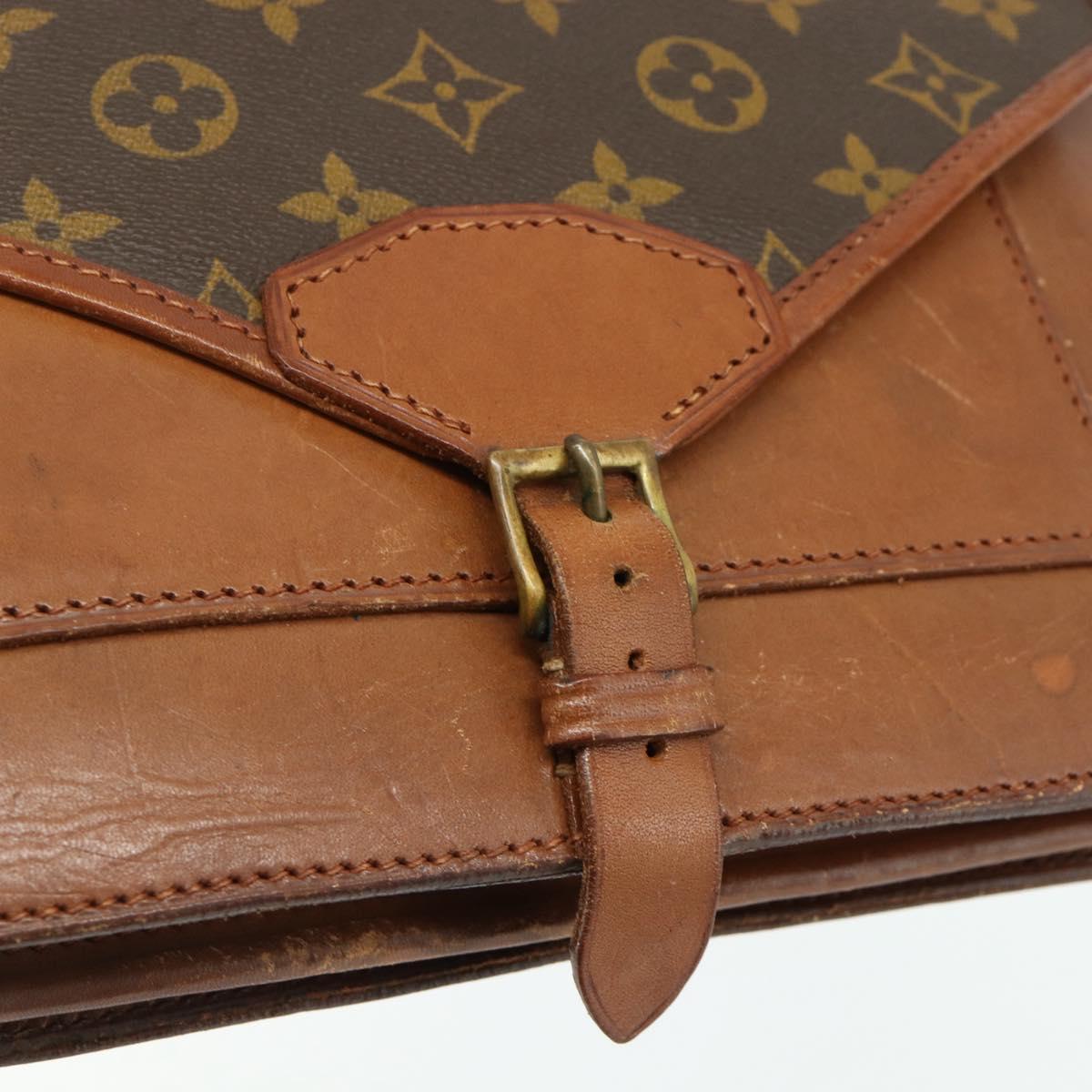 LOUIS VUITTON Monogram Sac Biface Hand Bag 2way M51310 LV Auth bs34617