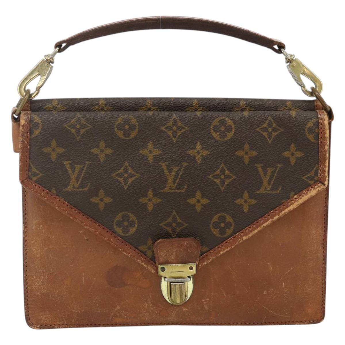 LOUIS VUITTON Monogram Sac Biface Hand Bag 2way M51310 LV Auth bs34617