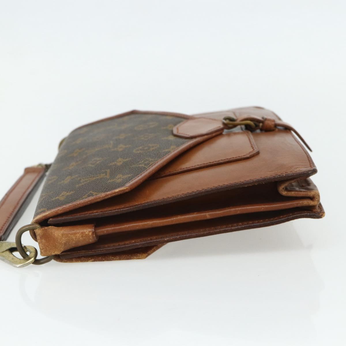 LOUIS VUITTON Monogram Sac Biface Hand Bag 2way M51310 LV Auth bs34617