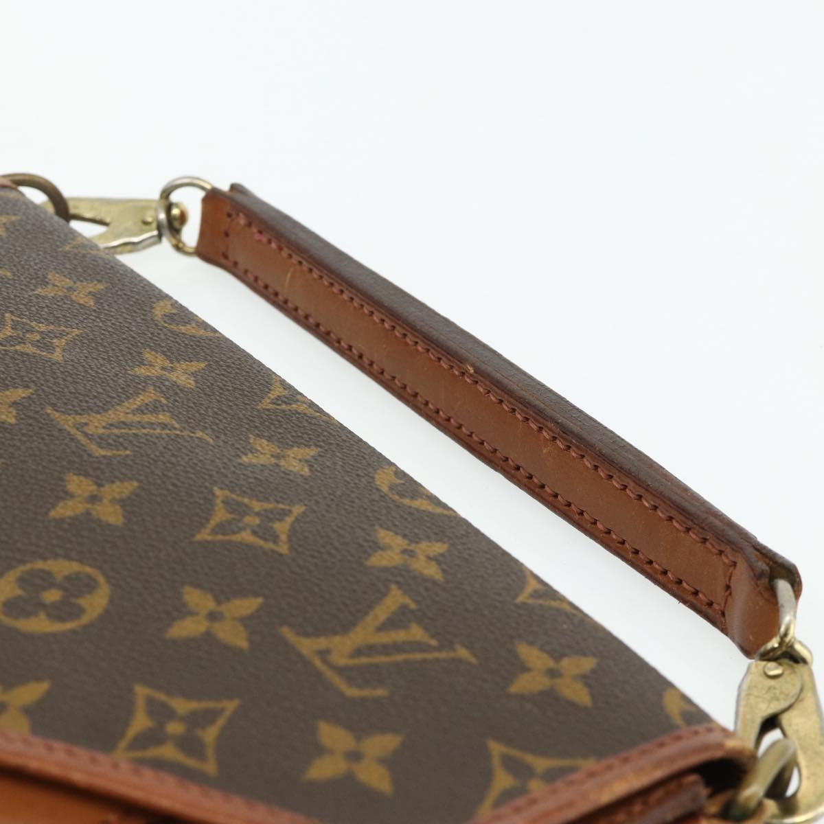 LOUIS VUITTON Monogram Sac Biface Hand Bag 2way M51310 LV Auth bs34617