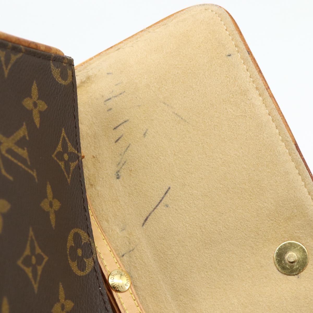LOUIS VUITTON Monogram Pochette Twin GM Shoulder Bag M51852 LV Auth bs34626