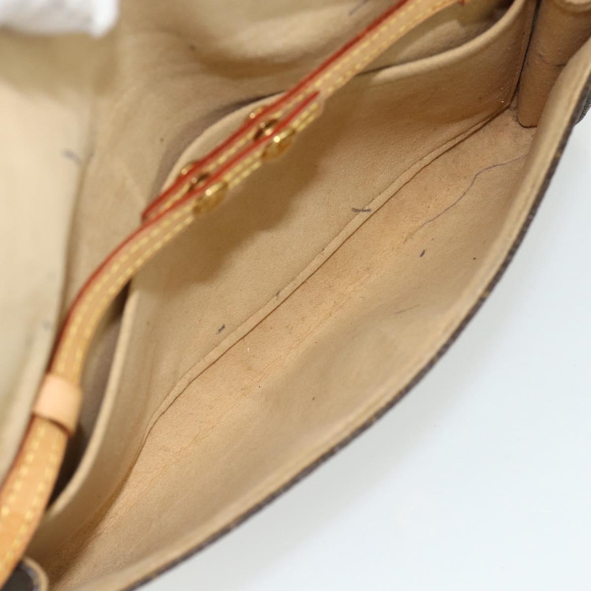 LOUIS VUITTON Monogram Pochette Twin GM Shoulder Bag M51852 LV Auth bs34626