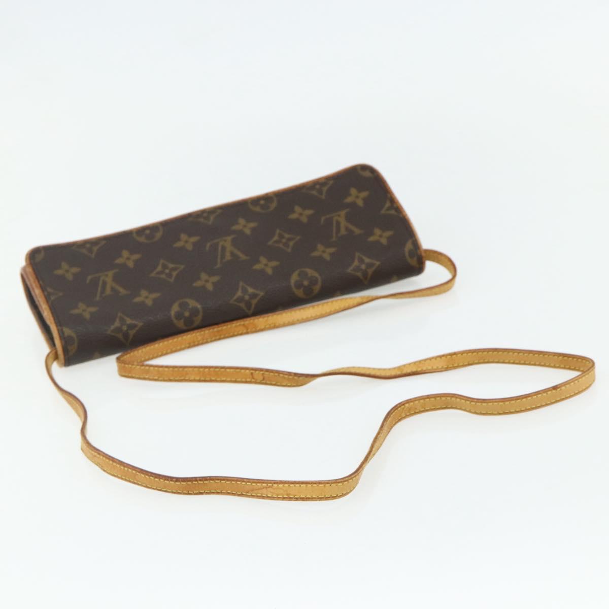 LOUIS VUITTON Monogram Pochette Twin GM Shoulder Bag M51852 LV Auth bs34626