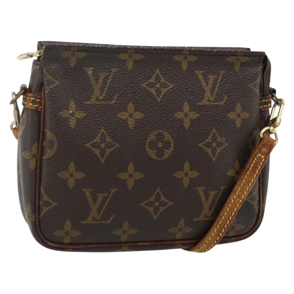 LOUIS VUITTON Monogram Isaac Mizrahi Pouch M99027 LV Auth bs34628