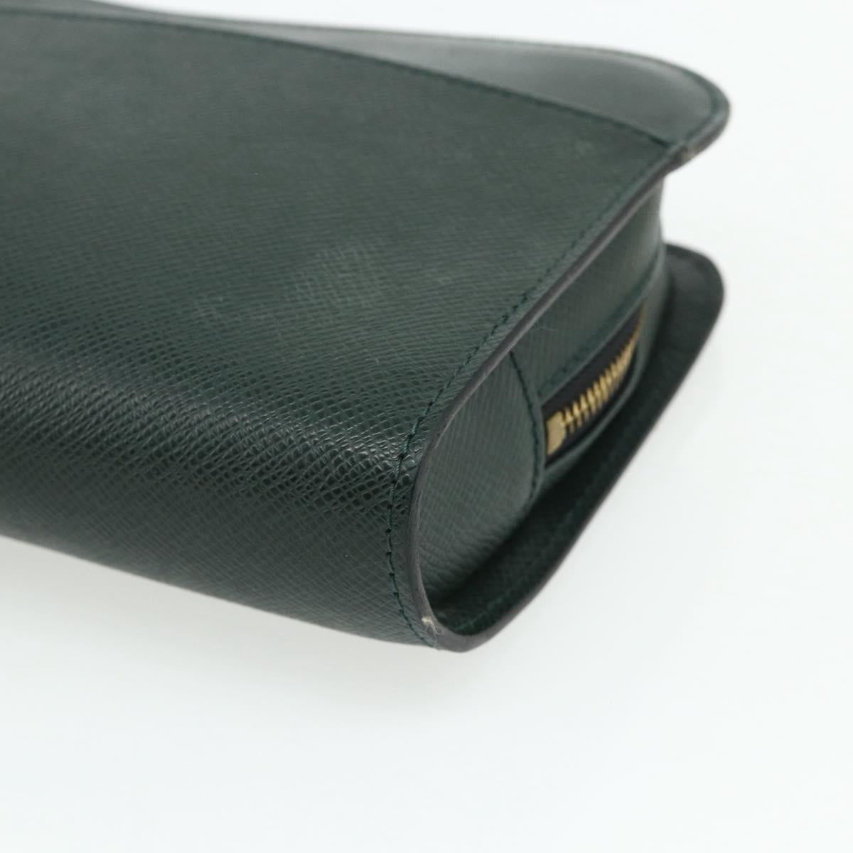 LOUIS VUITTON Taiga Baikal Clutch Bag Epicea M30184 LV Auth bs34635A