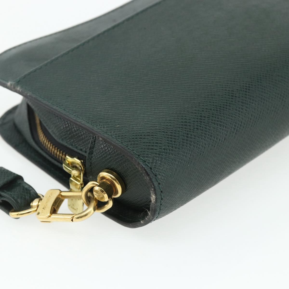 LOUIS VUITTON Taiga Baikal Clutch Bag Epicea M30184 LV Auth bs34635A