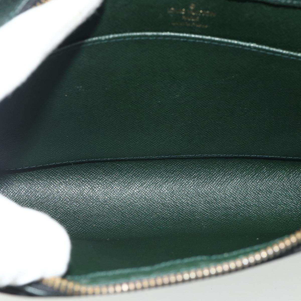 LOUIS VUITTON Taiga Baikal Clutch Bag Epicea M30184 LV Auth bs34635A