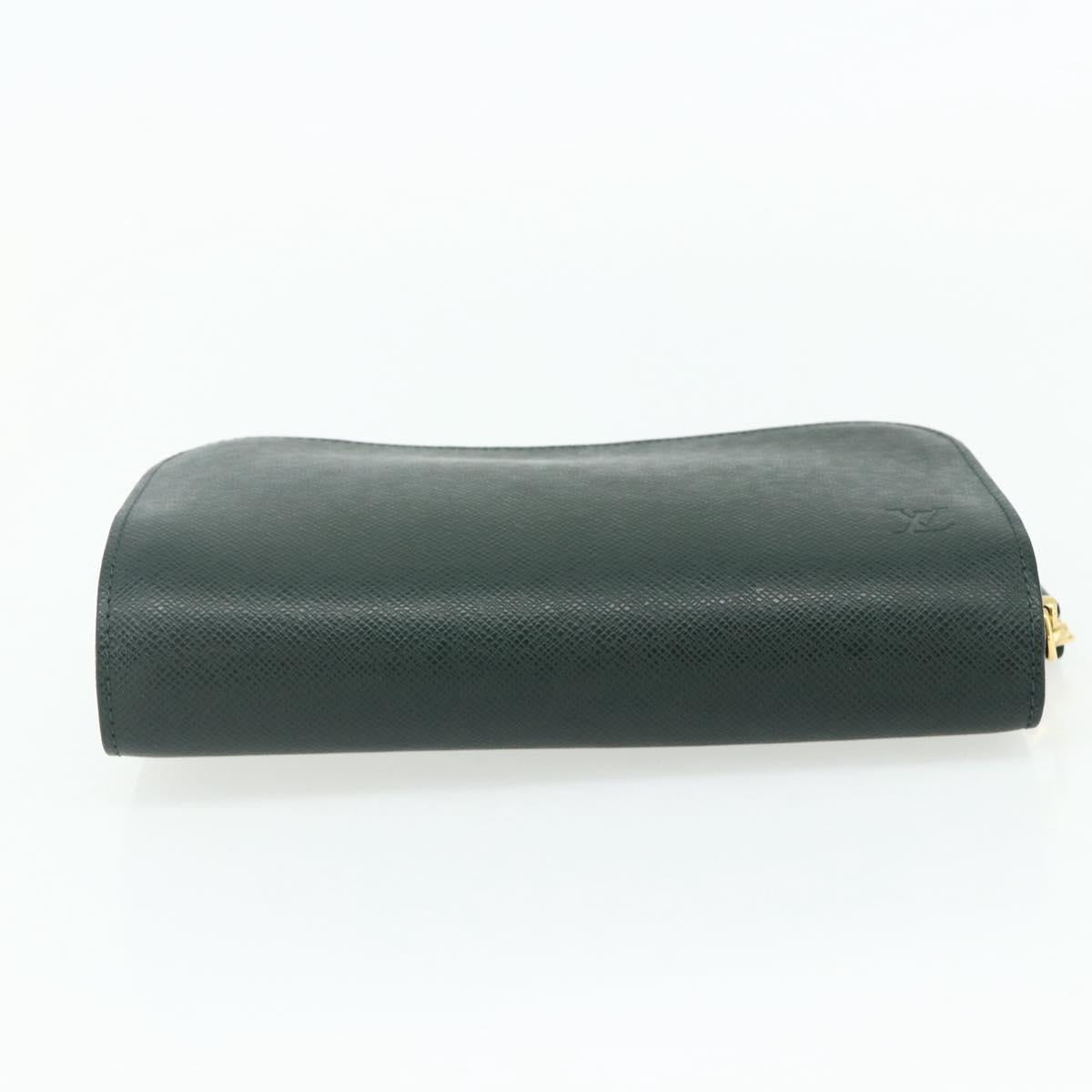 LOUIS VUITTON Taiga Baikal Clutch Bag Epicea M30184 LV Auth bs34635A