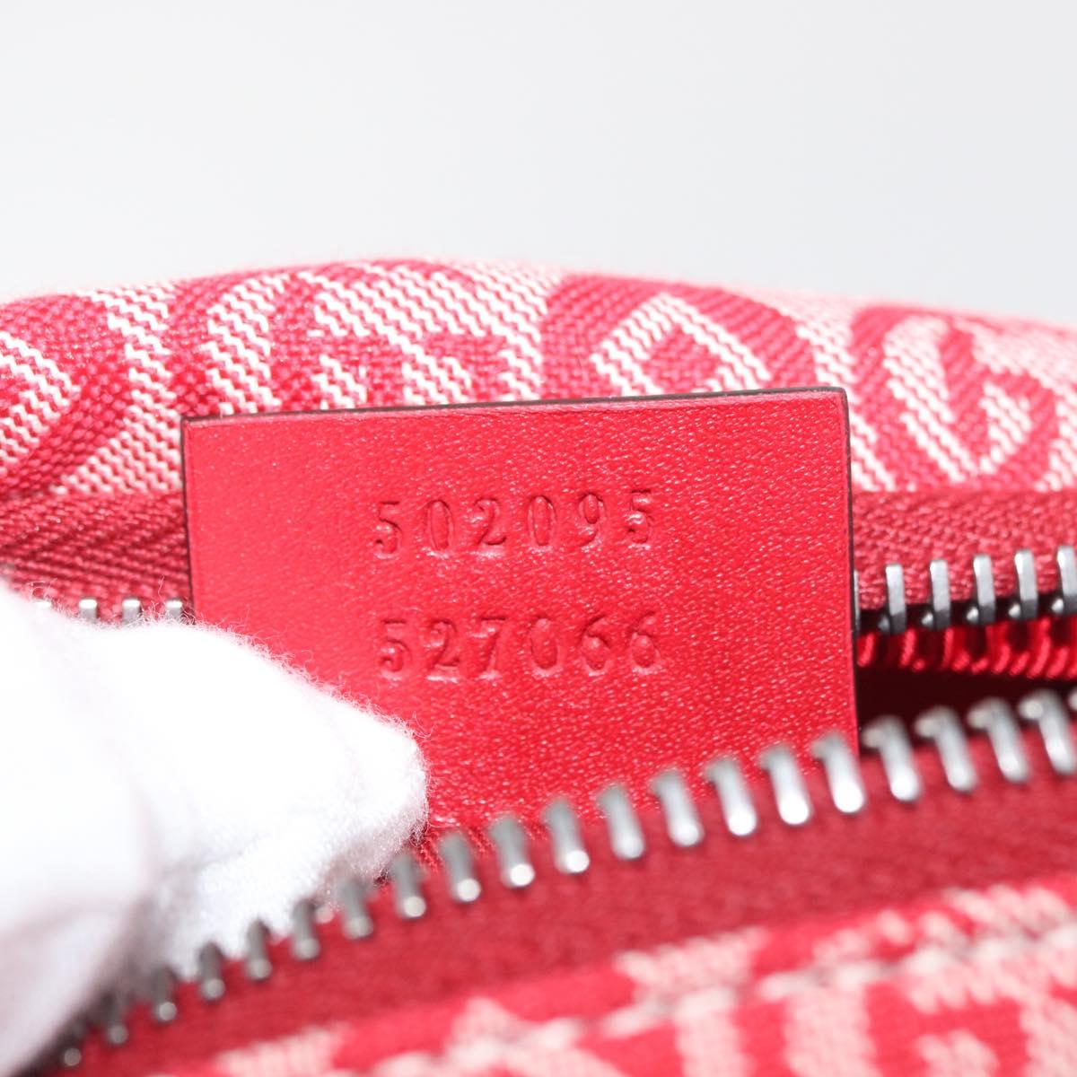 GUCCI Children's Sherry Line Waist bag Canvas Navy Red 502095 Auth bs34662