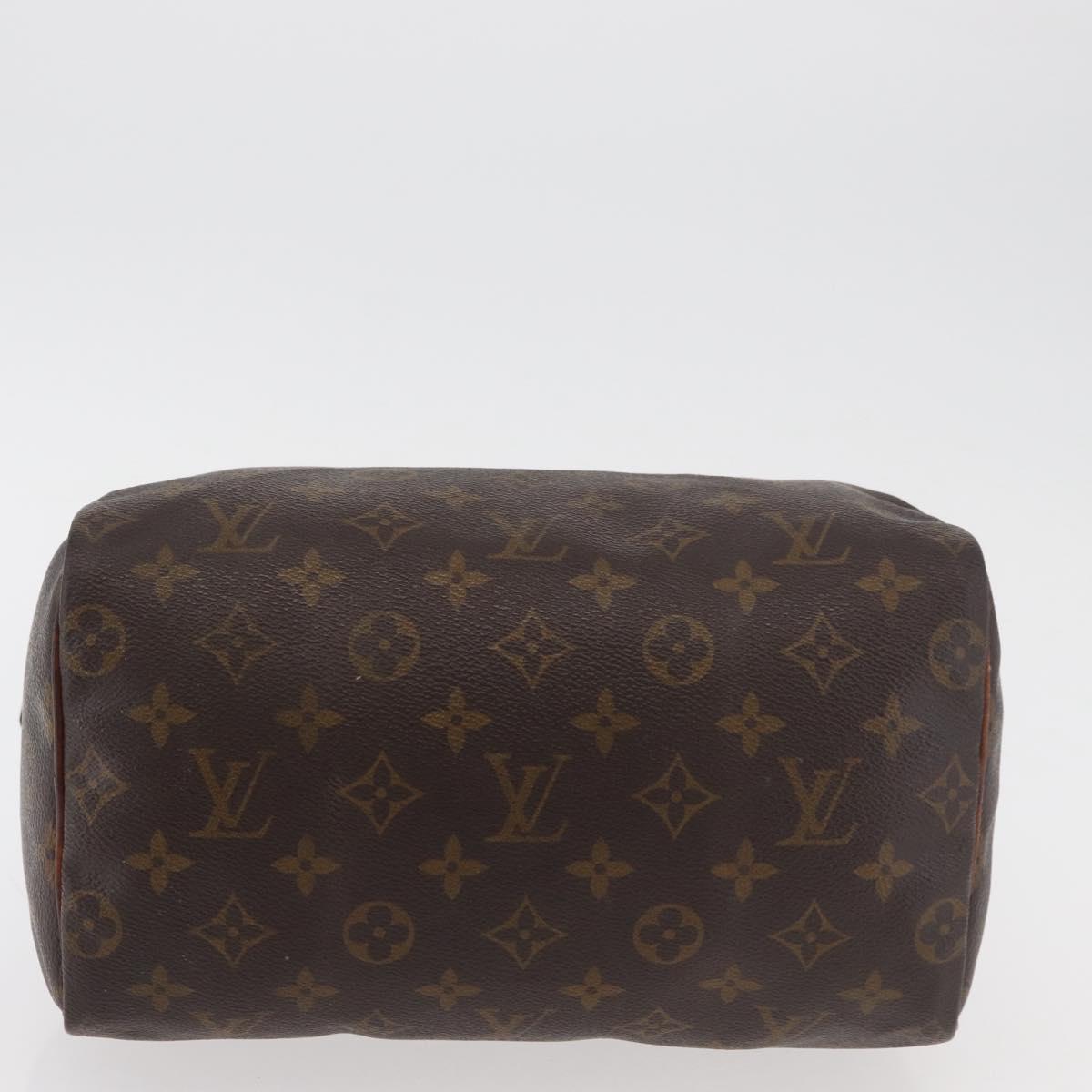 LOUIS VUITTON Monogram Speedy 25 Hand Bag M41528 LV Auth bs34665