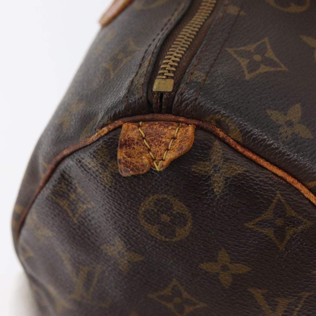 LOUIS VUITTON Monogram Speedy 30 Hand Bag M41526 LV Auth bs34666