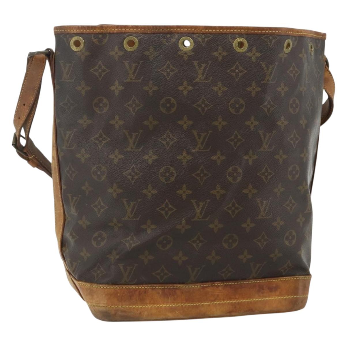 LOUIS VUITTON Monogram Noe Shoulder Bag M42224 LV Auth bs34697