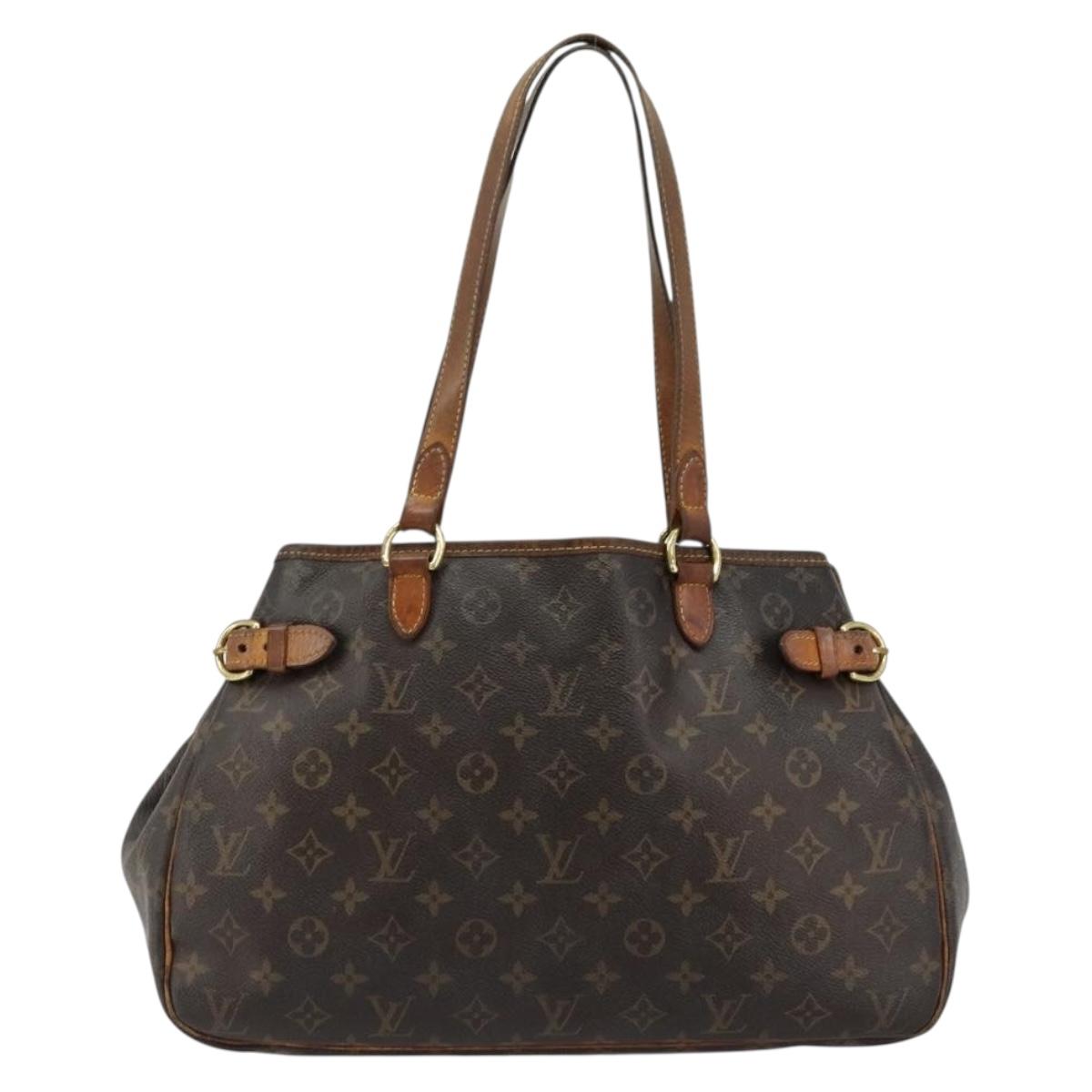 LOUIS VUITTON Monogram Batignolles Horizontal Tote Bag M51154 LV Auth bs34698