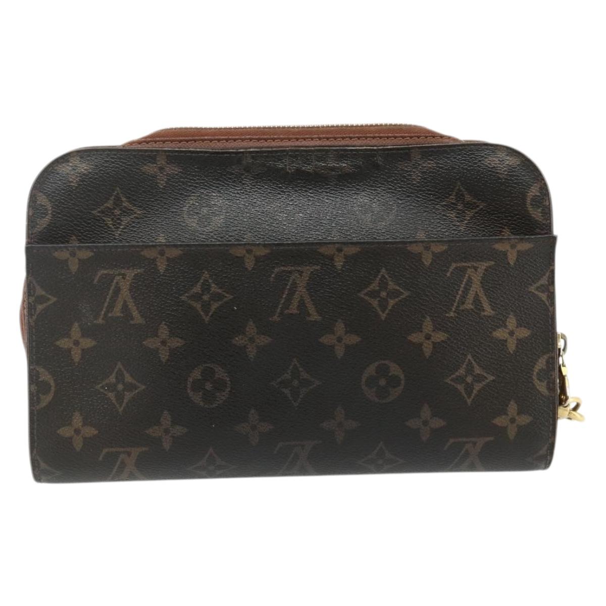 LOUIS VUITTON Monogram Orsay Clutch Bag M51790 LV Auth bs34699