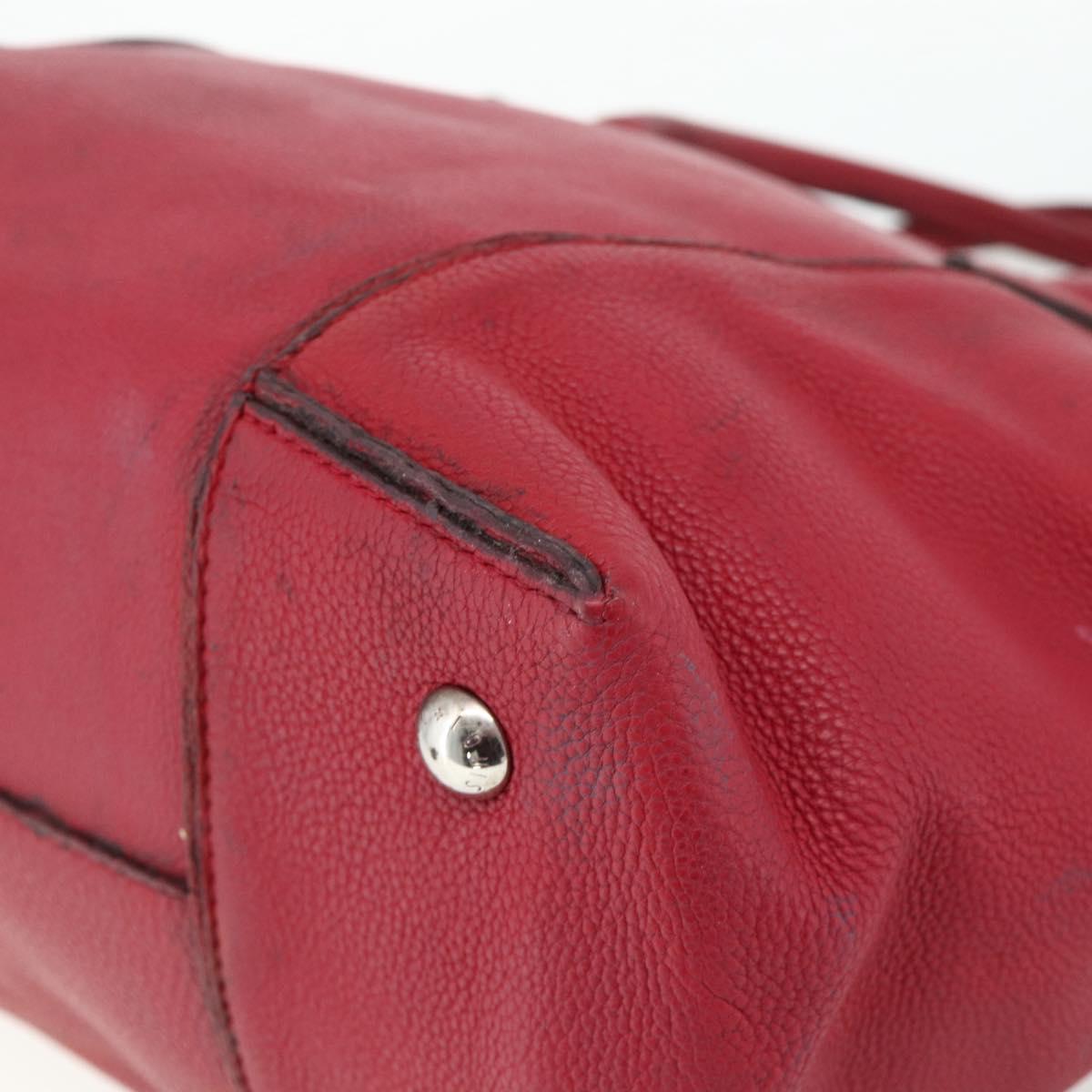 LOUIS VUITTON Lockit MM Hand Bag Leather Fran Boise M94595 LV Auth bs34701